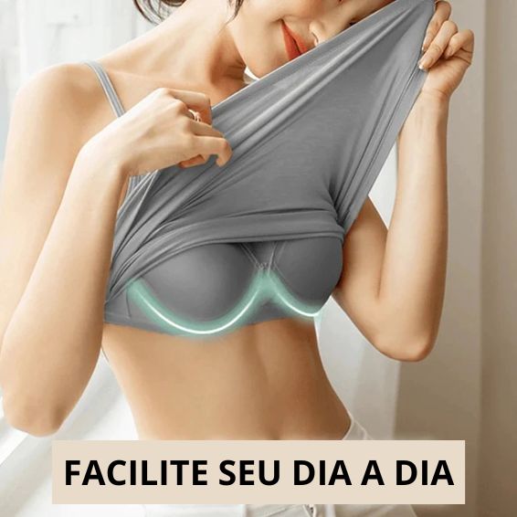 Camiseta Com Sutiã Embutido - Dry Tech