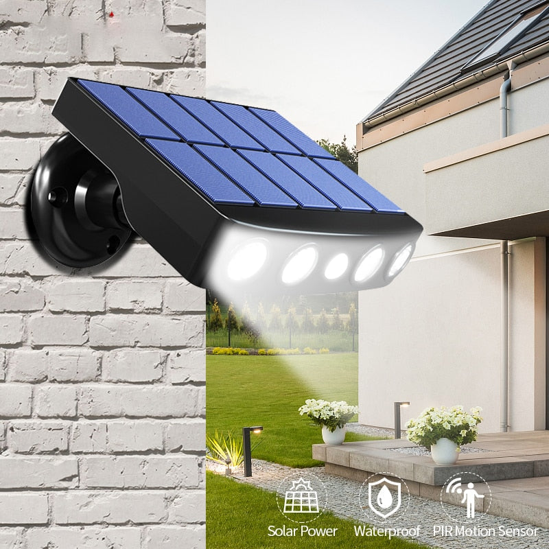 Refletor Energia Solar Sensor Movimento - Qled Economy