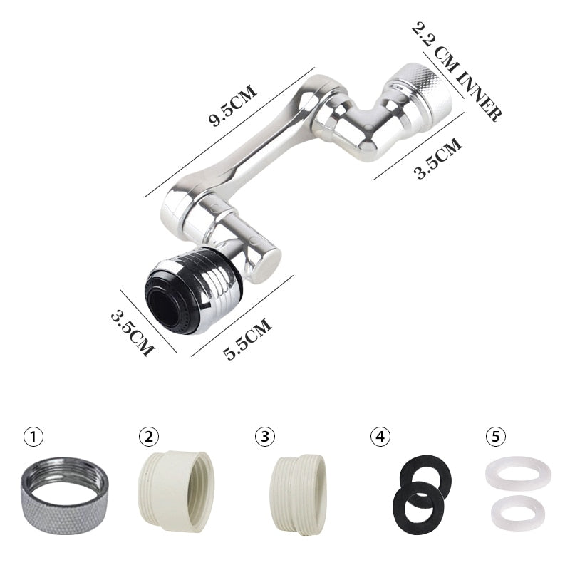 Extensor De Torneira Rotativa 1080°