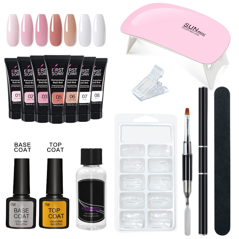 Kit De Unhas Polygel De Luxo